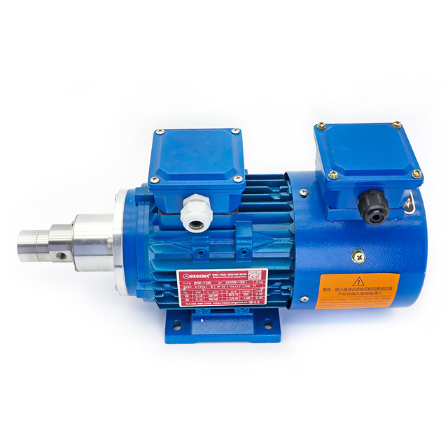 Bomba de medición de engranaje micrognético con motor de frecuencia variable a prueba de explosión