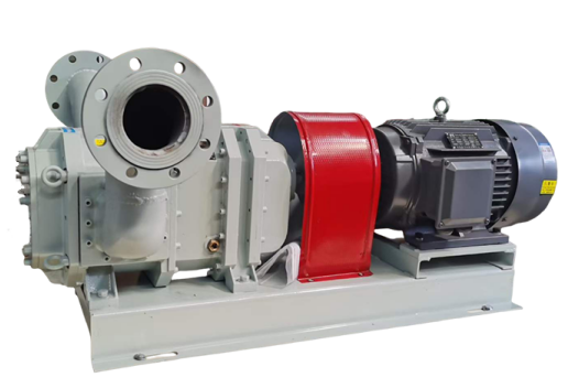 Bomba de l&oacute;bulo rotativo autocebante con rotor de goma para succi&oacute;n de aceite residual y di&eacute;sel del fondo del tanque